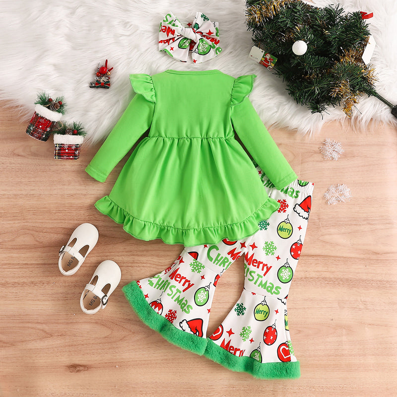 Toddler Ruffle Tunic & Flare Pants Set