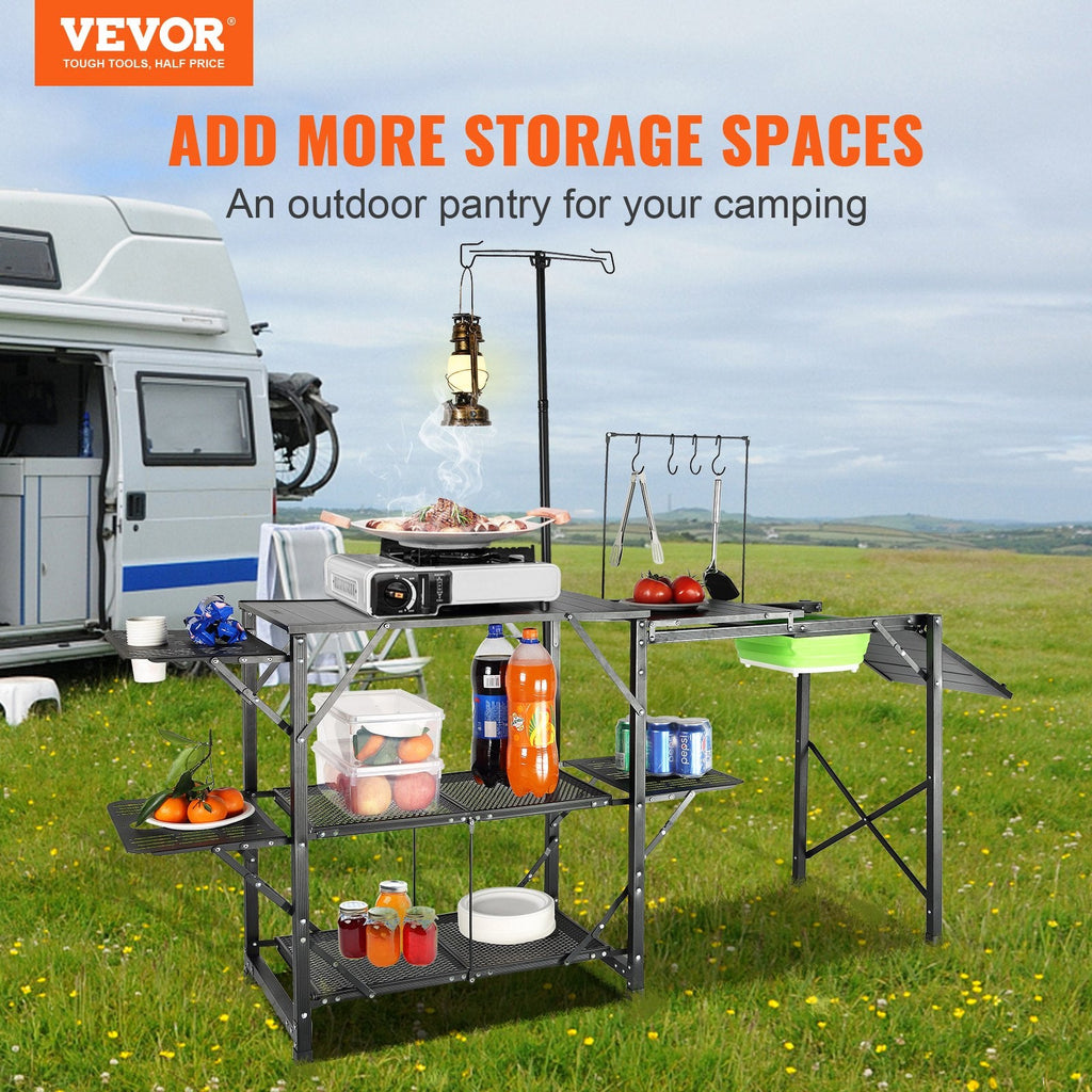 Folding Camping Kitchen Station