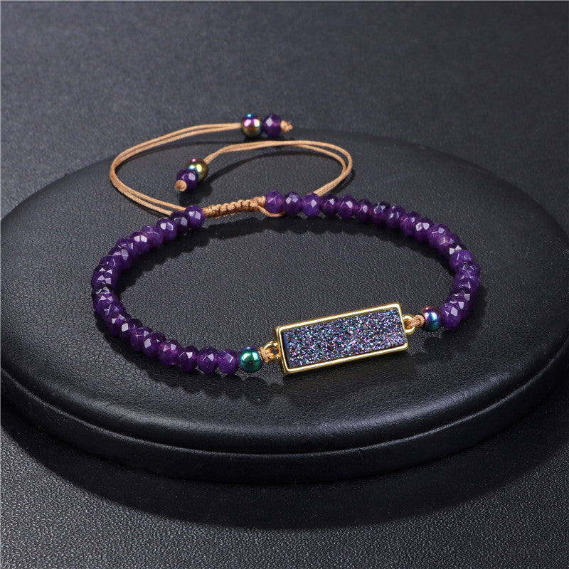 Natural Stone Woven Bracelet
