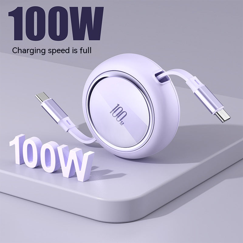 Retractable 100W Charging Cable