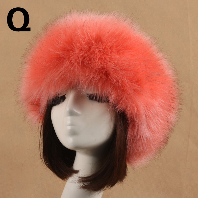 Faux Fur Open-Top Hat