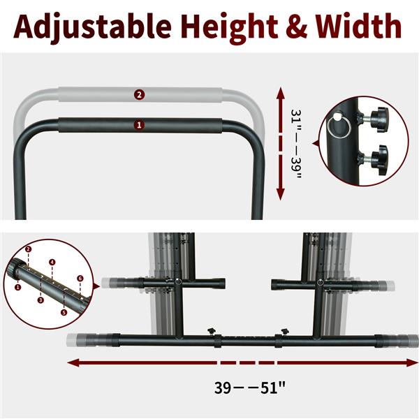 Power Tower Pull-Up Station with Bench