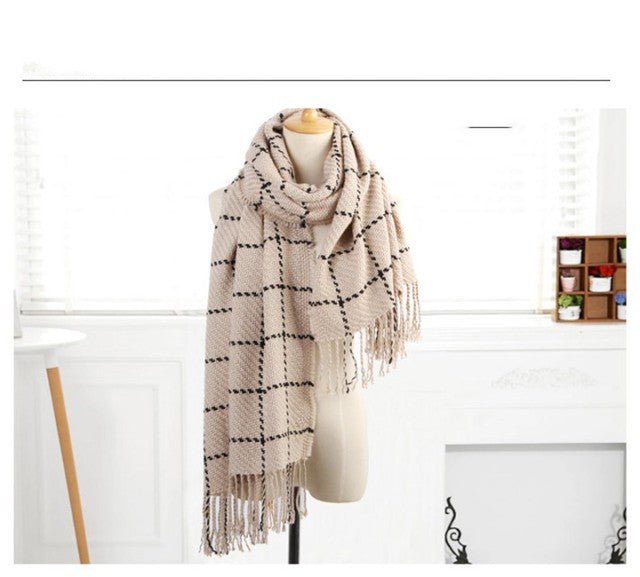 Cashmere-Feel Long Scarf