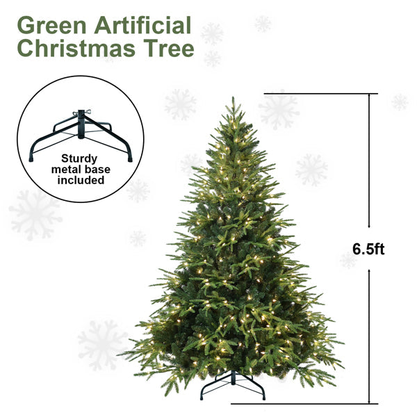6.5 ft Pre-Lit Christmas Tree (450 Lights)