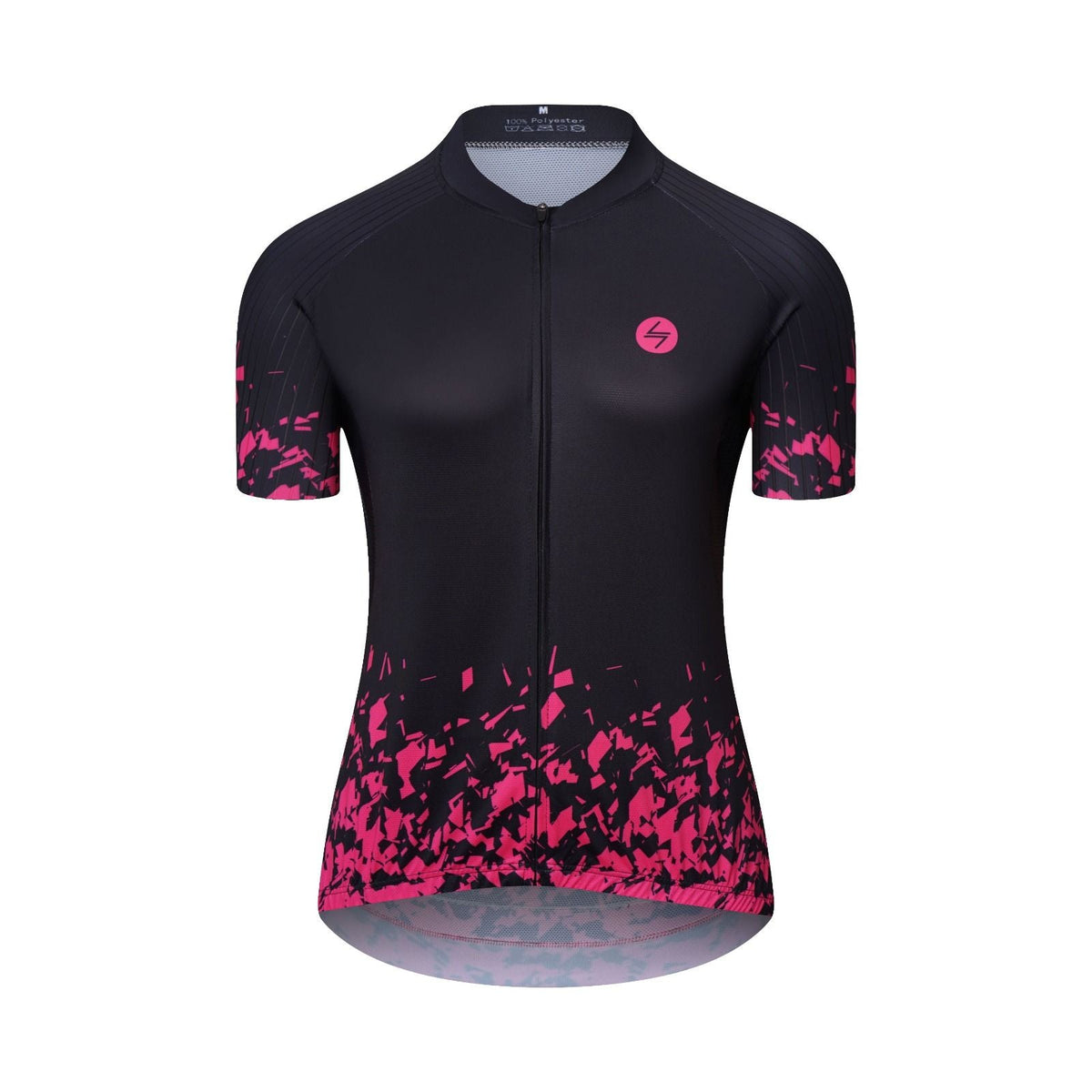 Printed Short-Sleeve Cycling Jersey