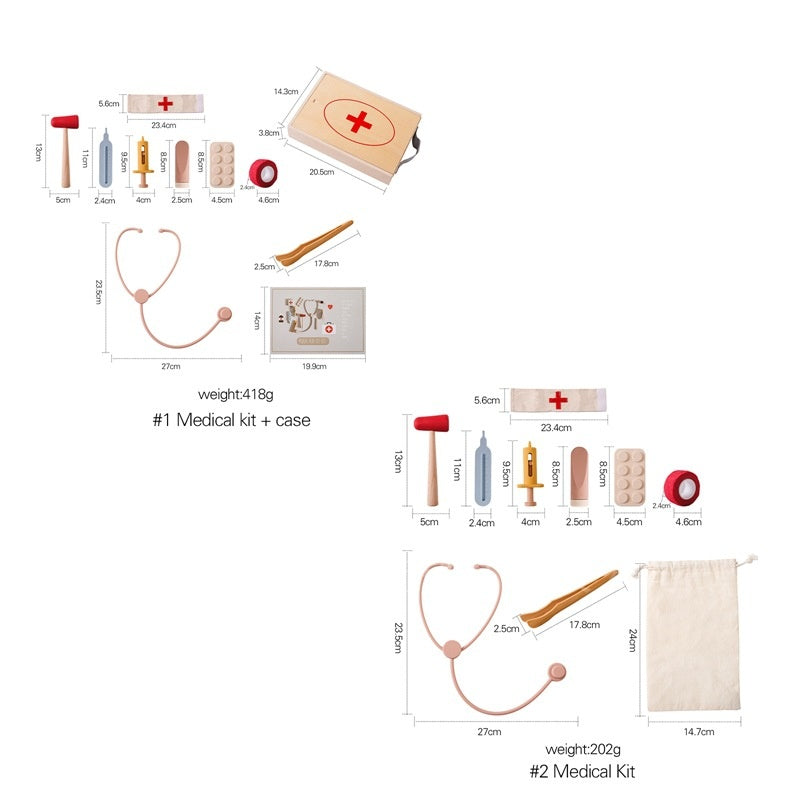 Wooden Doctor Play Set