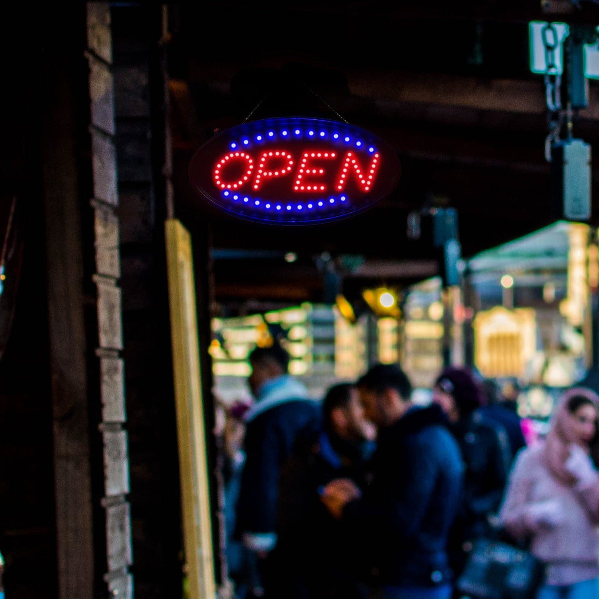 LED Neon "OPEN" Sign