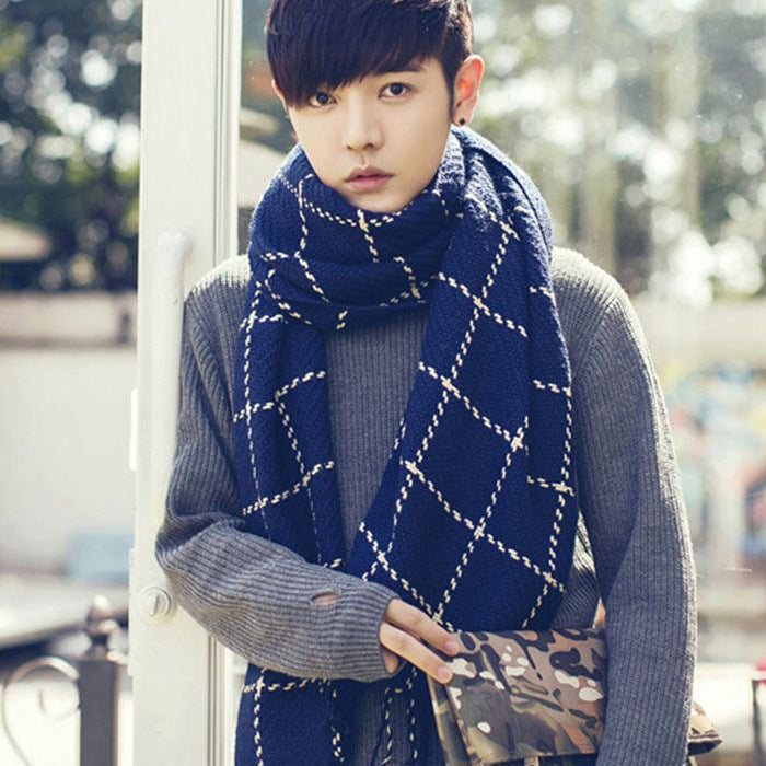 Cashmere-Feel Long Scarf