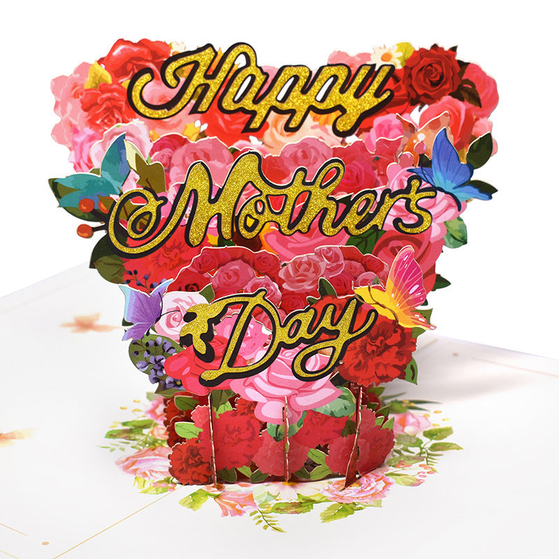 3D Pop-Up Flower Card for Mom