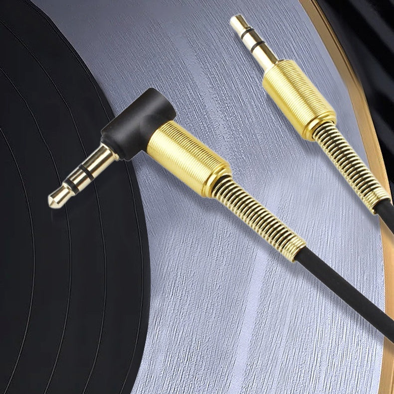 Coiled 3.5 mm Aux Cable