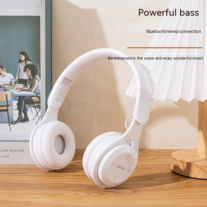 Foldable Wireless Headphones with Extra Bass