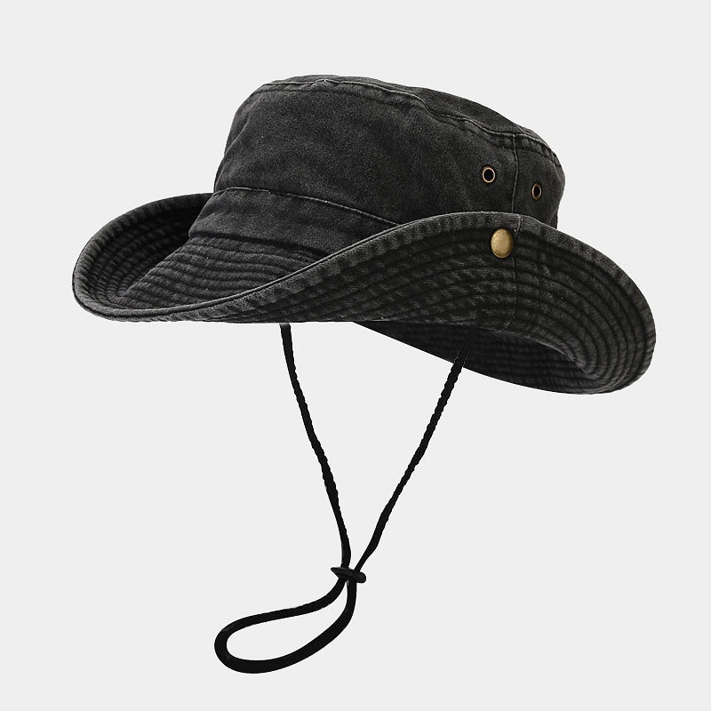 Washed Cotton Bucket Hat