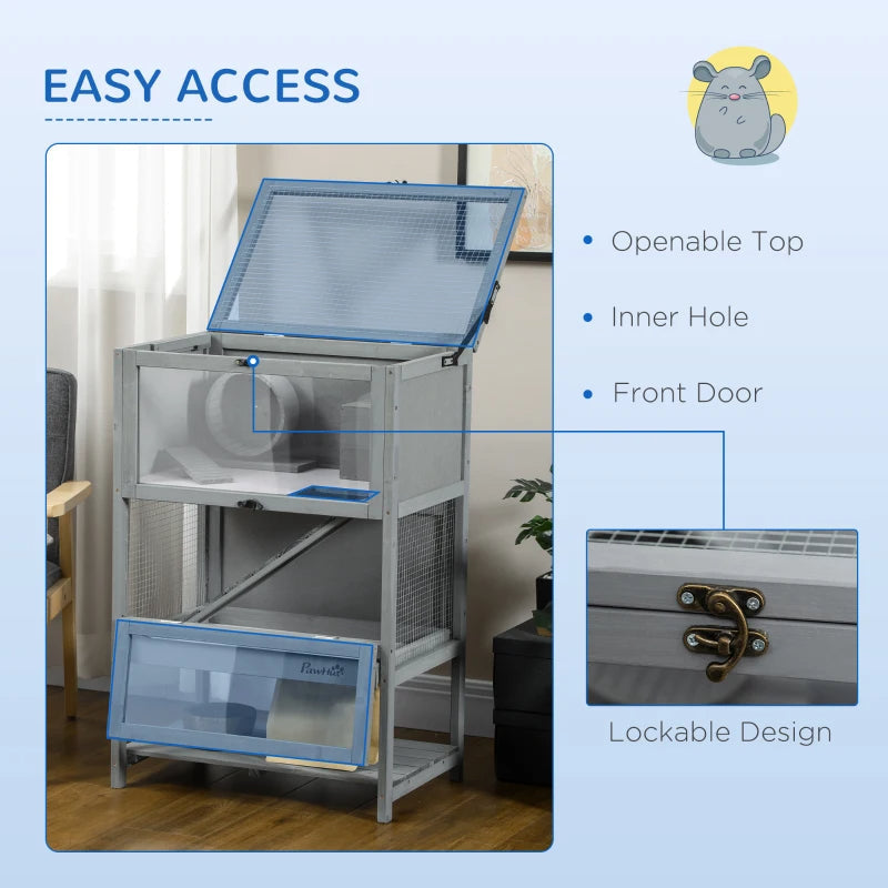 5-Tier Wooden Hamster Habitat