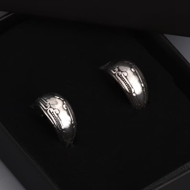 Vintage Carved Earrings