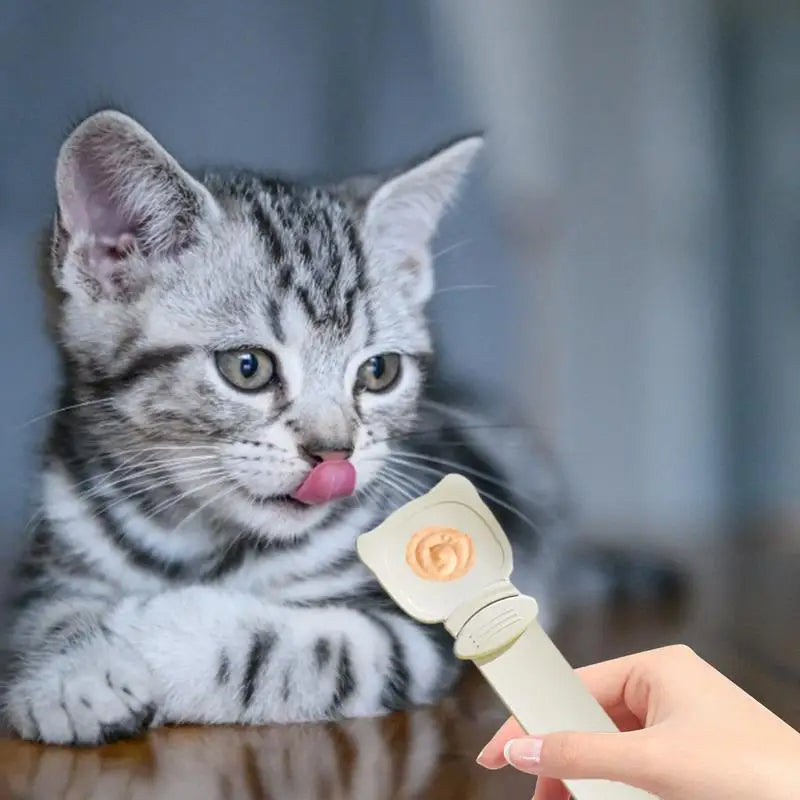 Cat Treat Squeeze Spoon