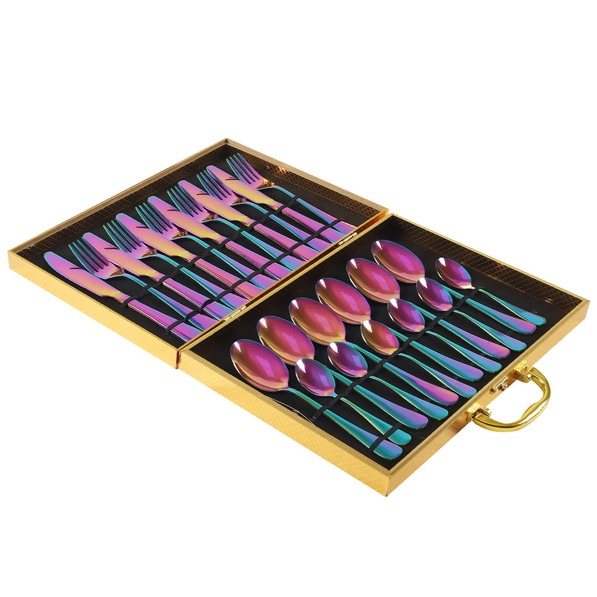24-Piece Stainless Steel Flatware Set