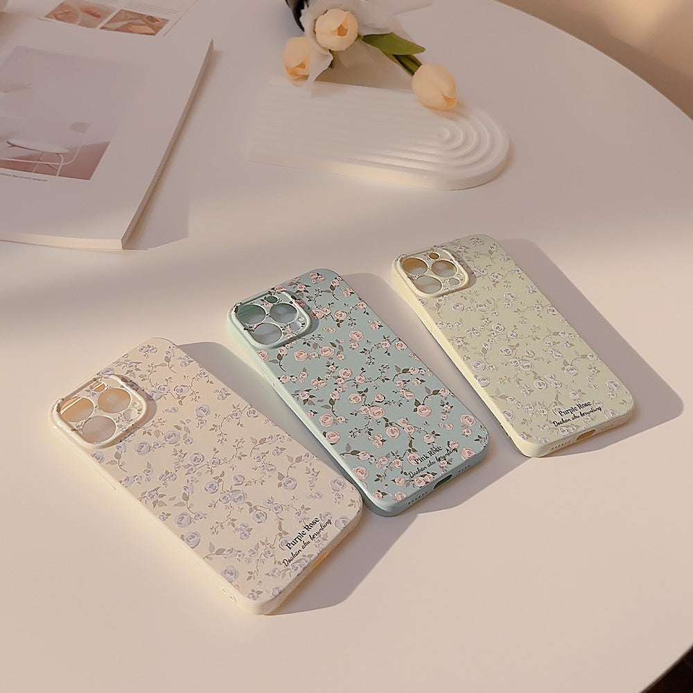 Vintage Embroidered Floral Phone Case