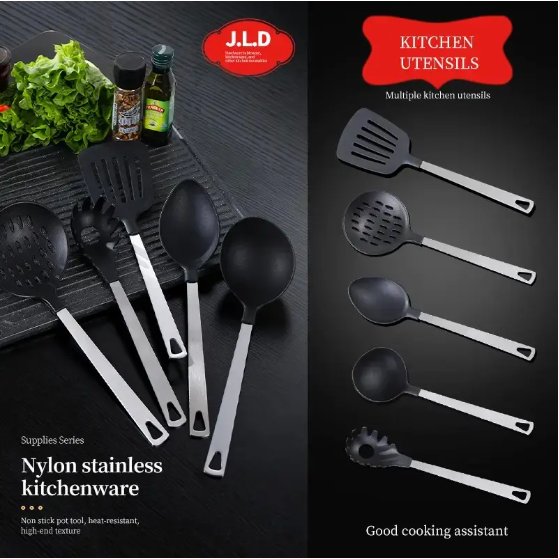 5-Piece Nylon Cooking Utensil Set