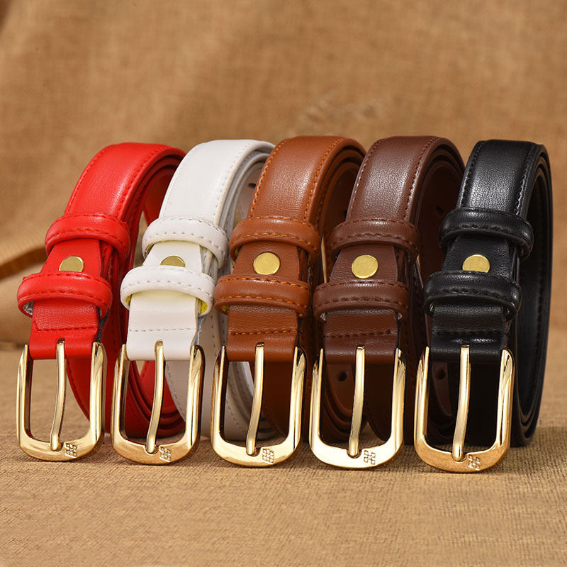 Double-Ring Leather Belt