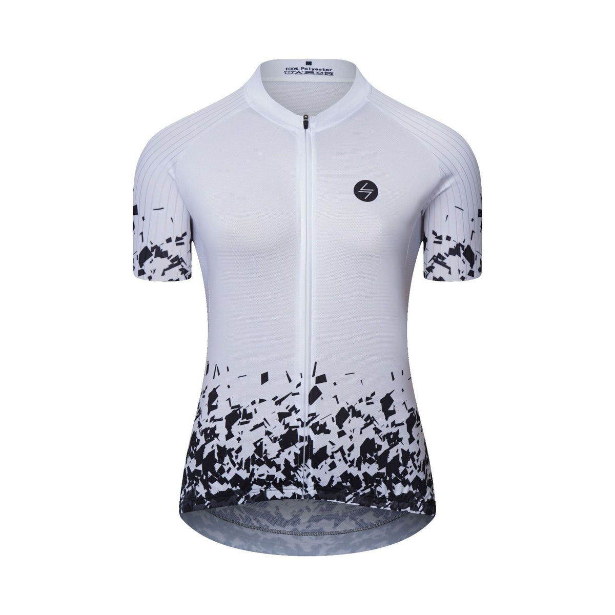 Printed Short-Sleeve Cycling Jersey