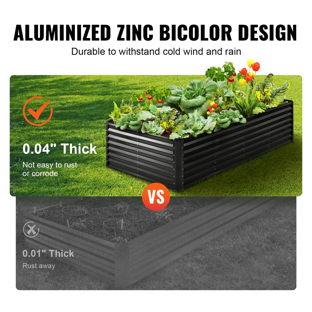 Galvanized Raised Garden Bed (94.5 x 47 in)