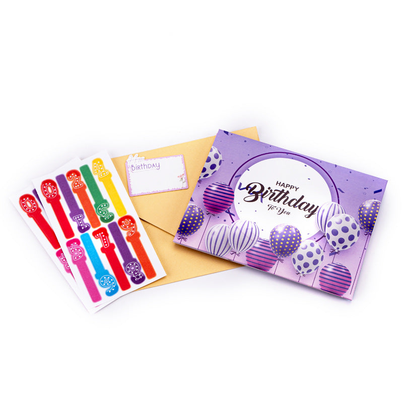 Blow-Out Birthday Cake Card