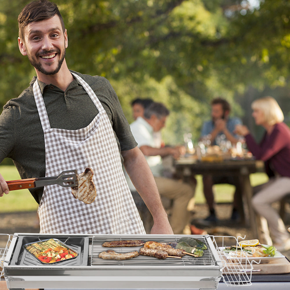 Portable Stainless Steel BBQ Grill
