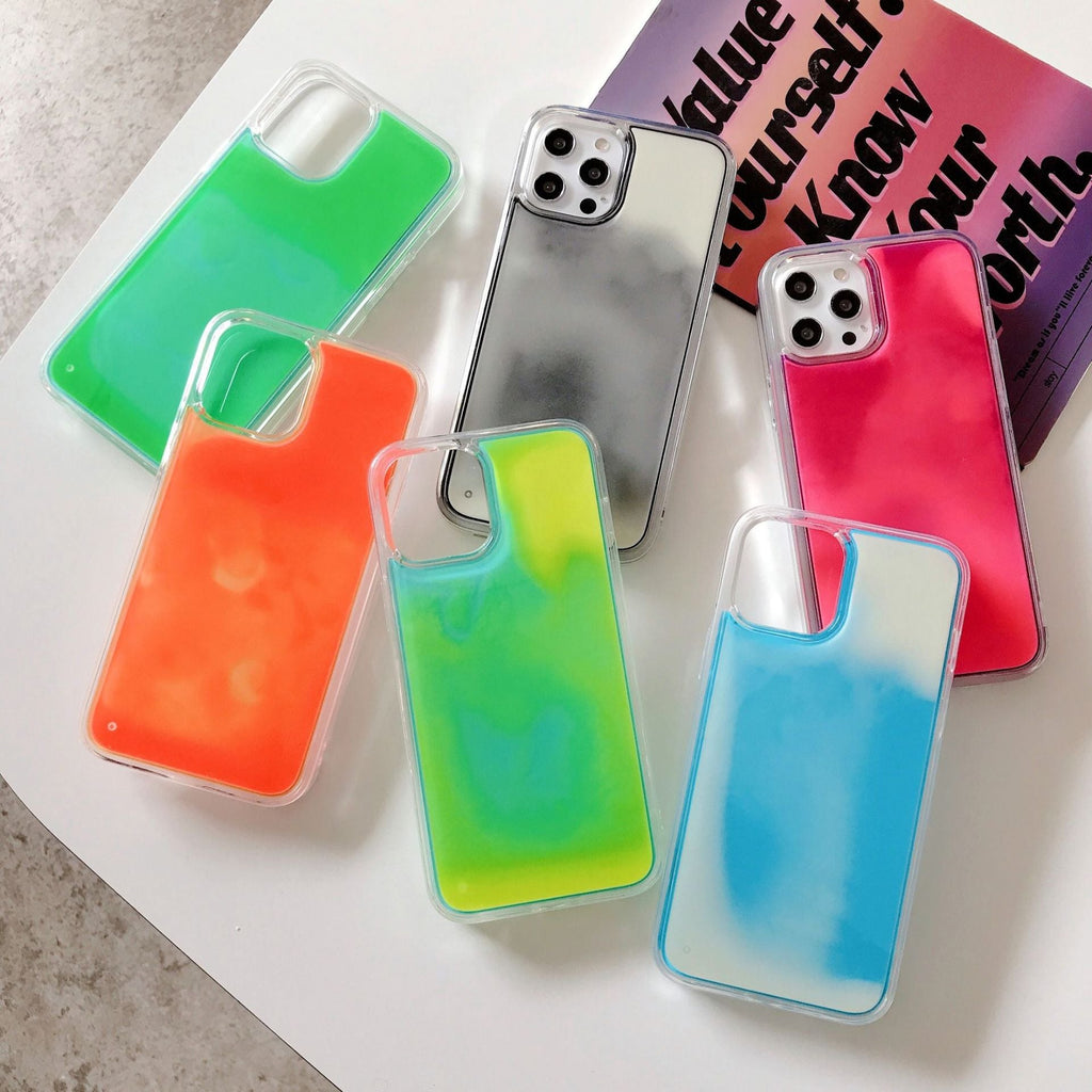 Glow-in-the-Dark Glitter Quicksand Case