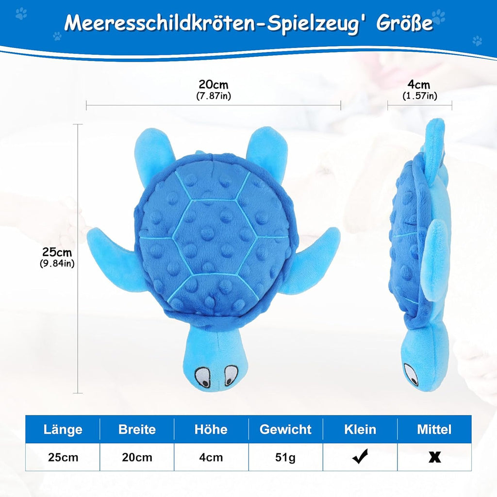 Squeaky Sea Turtle Dog Toy