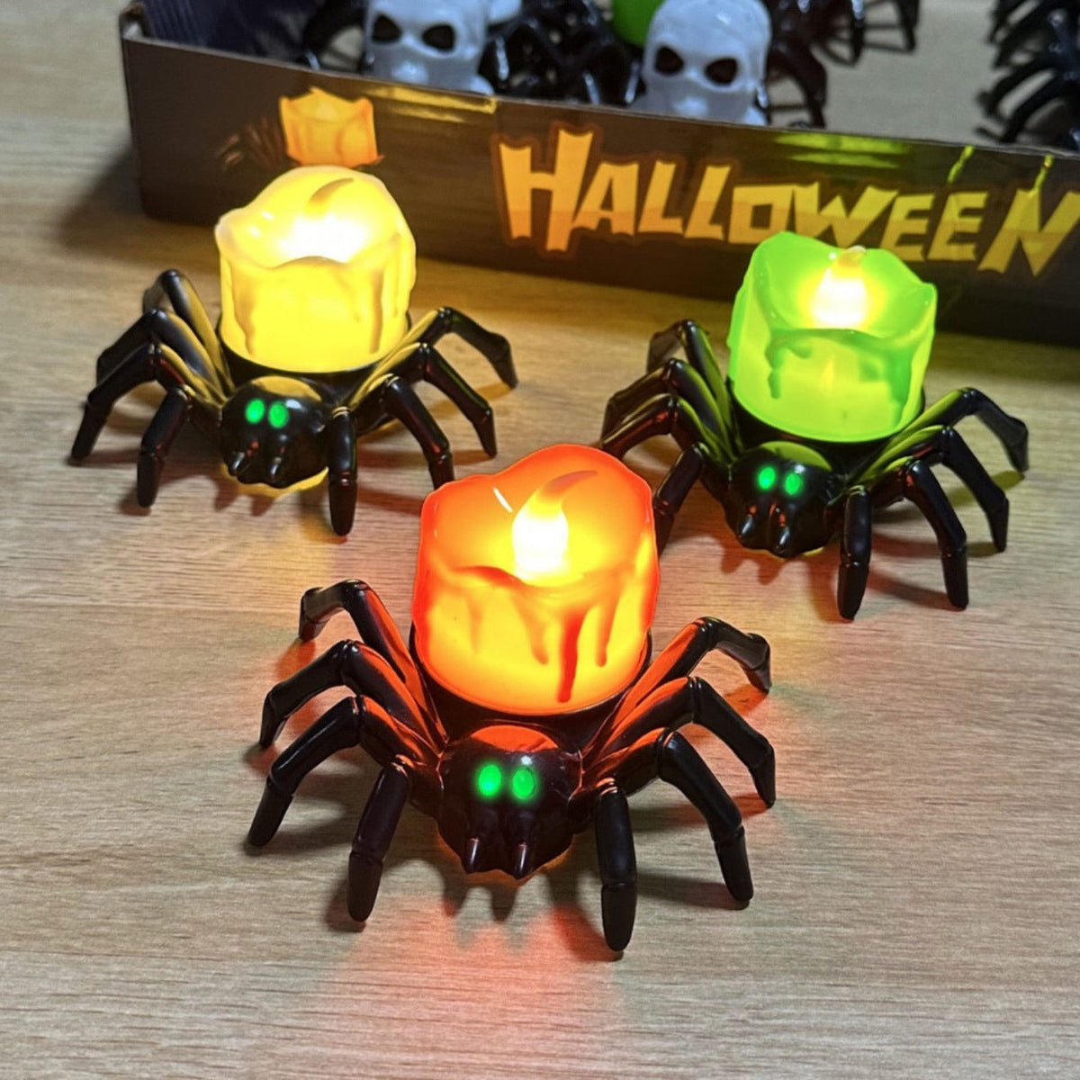 Light-Up Halloween Spider Decoration