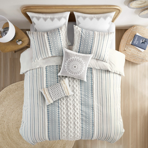 Cotton Chenille Duvet Cover Set (King/Cal King)
