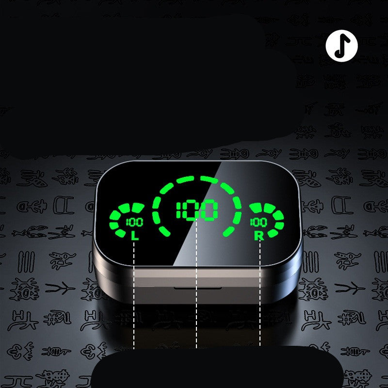 Wireless Earbuds with LED Battery Display