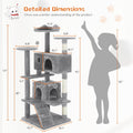 54-Inch Multi-Level Cat Tree