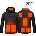 Men's USB Heated Hooded Jacket
