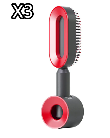 Self-Cleaning Cushion Hair Brush