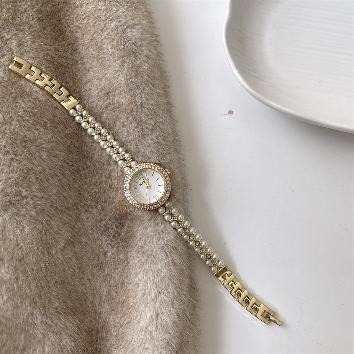 Pearl Bracelet Watch