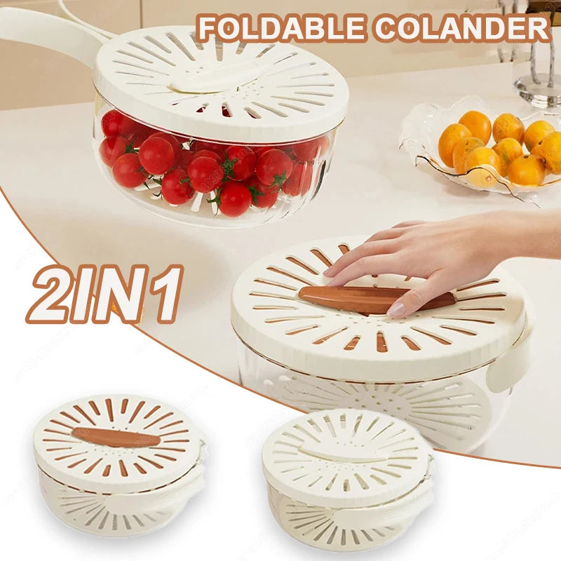 Draining Fruit Basket with Lid