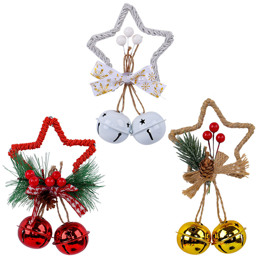 Christmas Star Bell Ornament