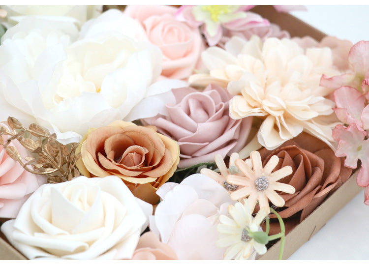 Boxed Silk Flower Bouquet