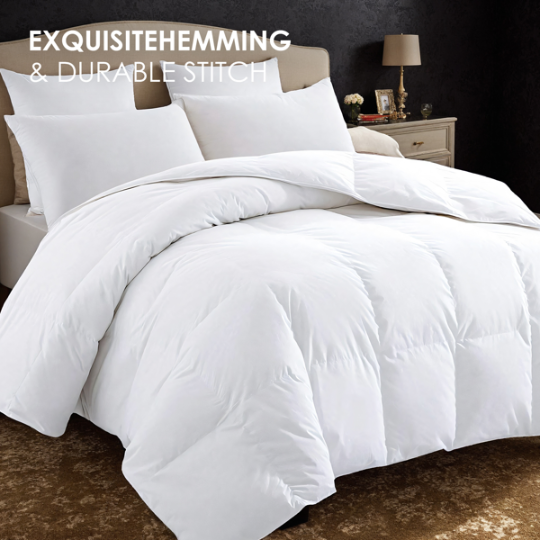 Down-Alternative Microfiber Comforter (White)