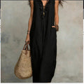 Women's Ruffle A-Line Dress with Pockets