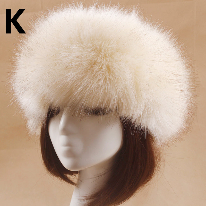 Faux Fur Open-Top Hat