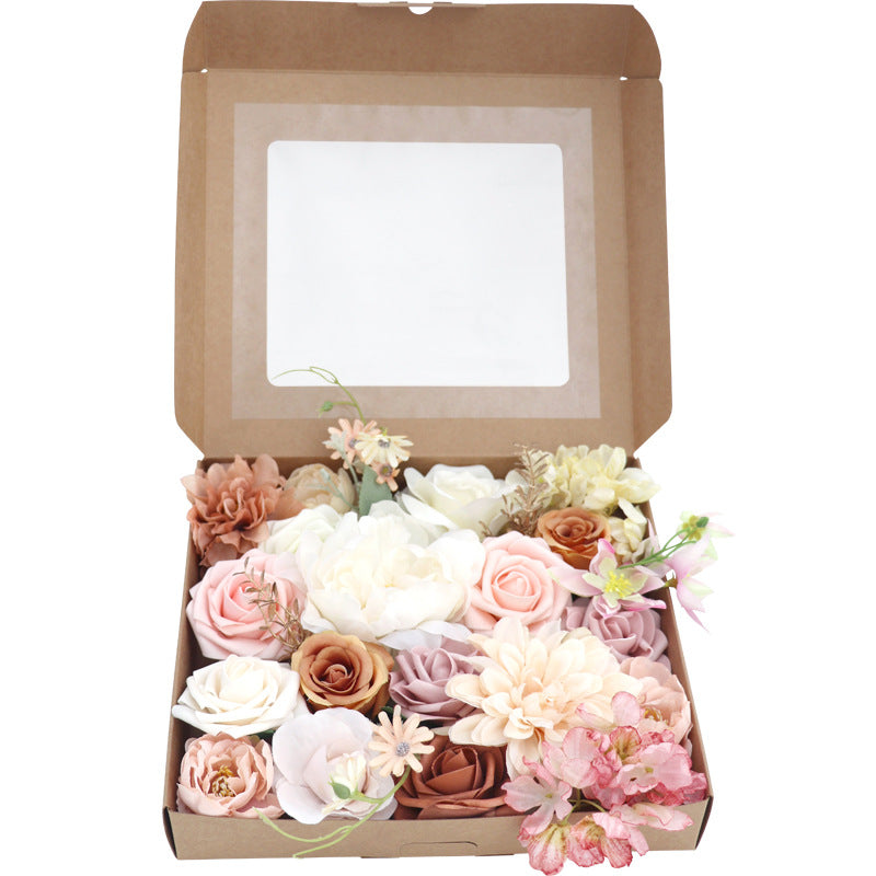 Boxed Silk Flower Bouquet