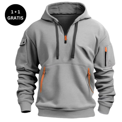 Oversized Drop-Shoulder Hoodie
