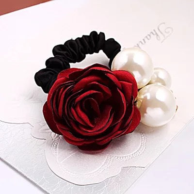 Handmade Camellia Hair Tie