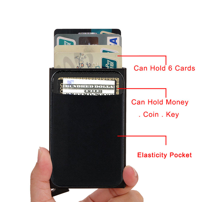 Slim Metal Card Holder Wallet