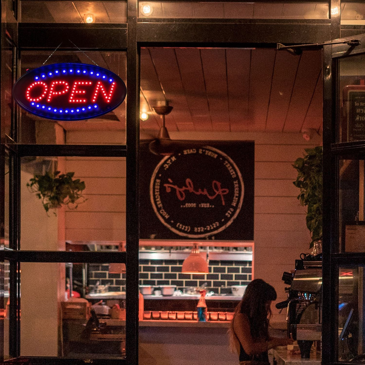 LED Neon "OPEN" Sign