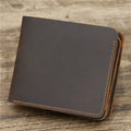 Men's Crazy Horse Leather Card Wallet