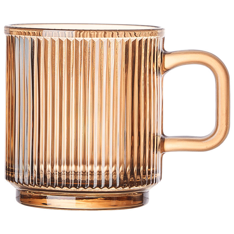 Striped Glass Mug