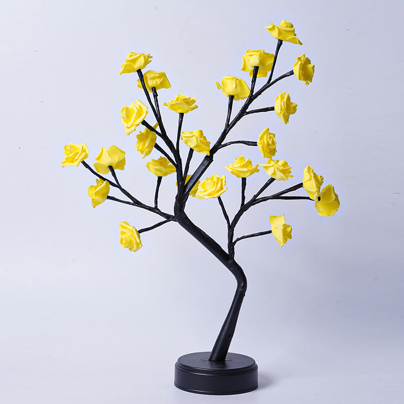 Glowing Rose Tree Lamp